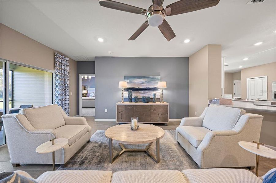 Furnished interior view inside a new home in Trailhead Landing: Trailhead Landing 60s, Alachua (Image 26).