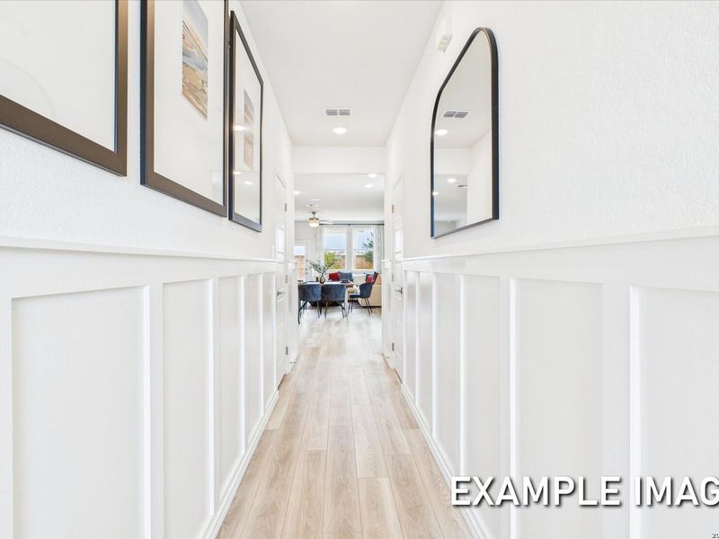 Furnished interior view inside a new home in Agave, San Antonio (Image 7).