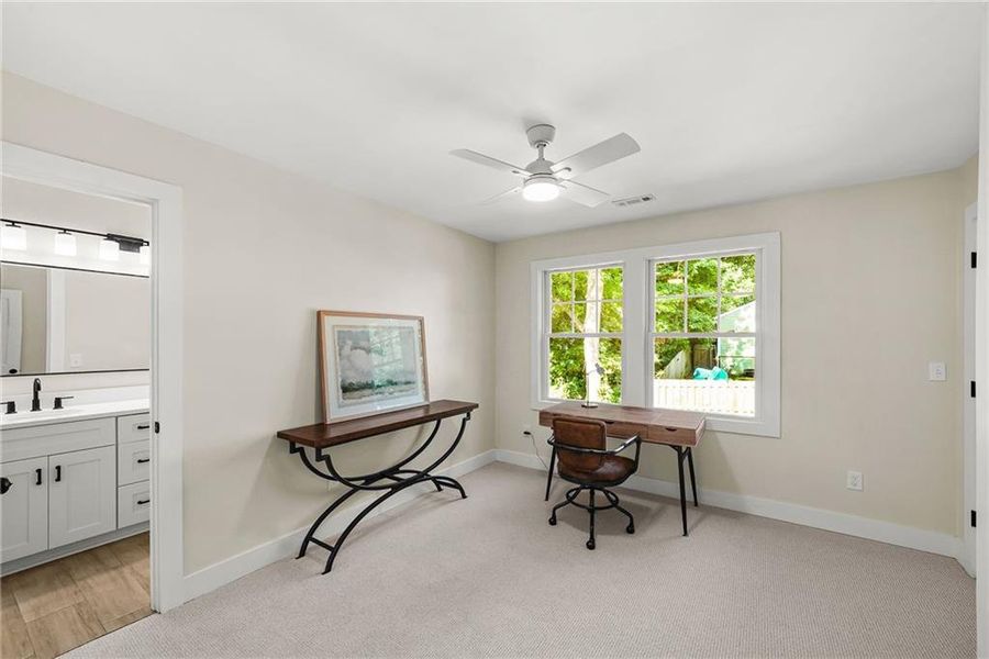 Furnished interior view inside a new home in , Atlanta (Image 12). Furnished interior view inside a new home in , Atlanta (Image 12).