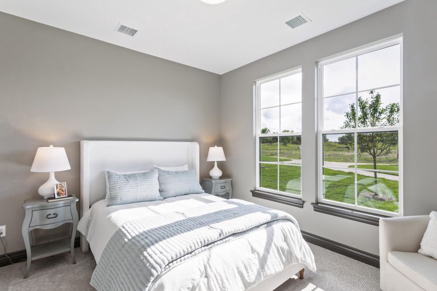 Furnished interior view inside a new home in The Courtyards at Jacobs Farm, Wichita (Image 16).