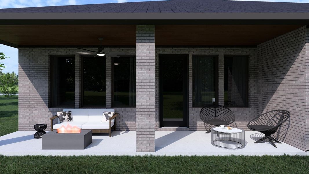 The Balcones Outdoor Living Area