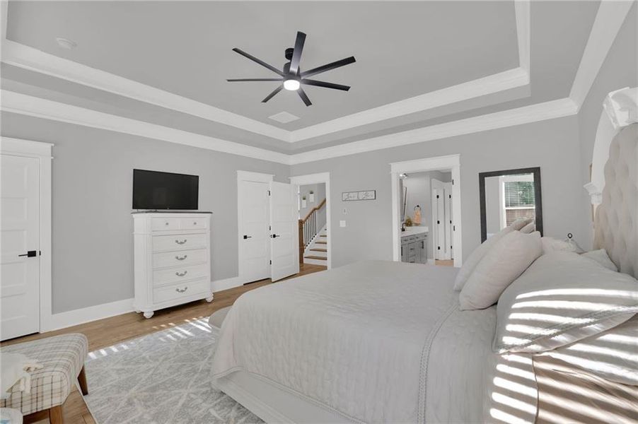 Furnished interior view inside a new home in , Canton (Image 16).
