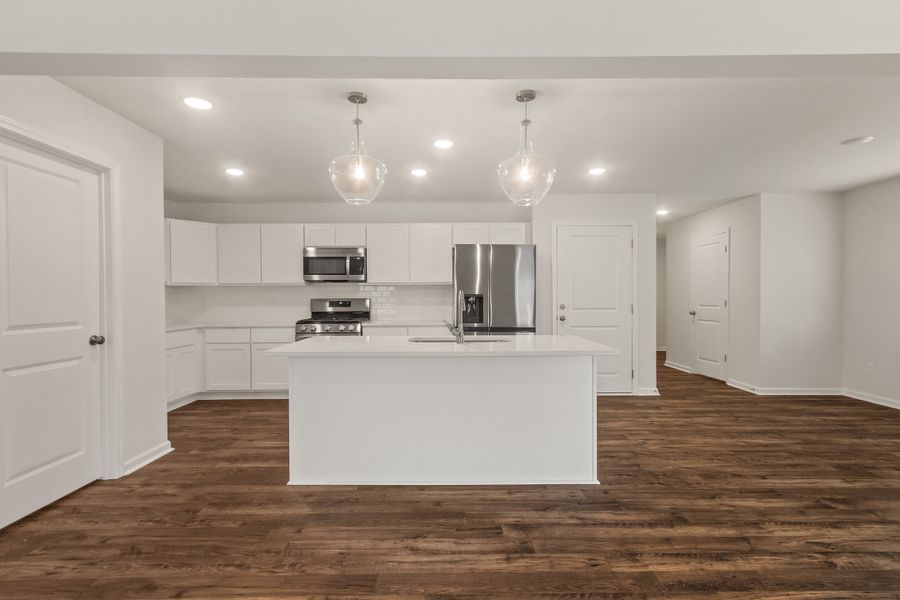 Furnished interior view inside a new home in Victorywoods Village, Columbia (Image 7).