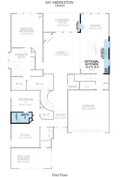 2D floor plan layout for the Middleton by Landon Homes in Estate 64s, Frisco, TX (Image 13). 2D floor plan layout for the Middleton by Landon Homes in Estate 64s, Frisco, TX (Image 13).