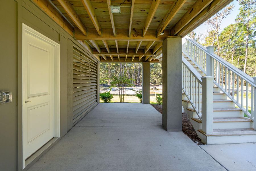 Exterior details and patio area of a home in , Mount Pleasant (Image 28). Exterior details and patio area of a home in , Mount Pleasant (Image 28).