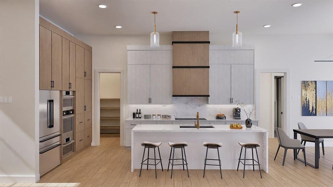 Furnished interior view inside a new home in , Graford (Image 8).