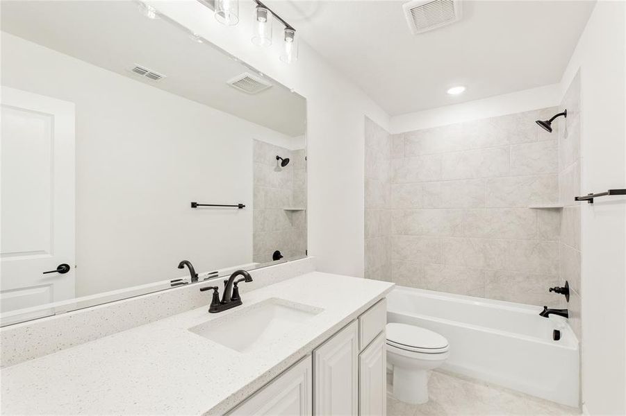 Furnished interior view inside a new home in Chaparral Park, Oak Point (Image 12).