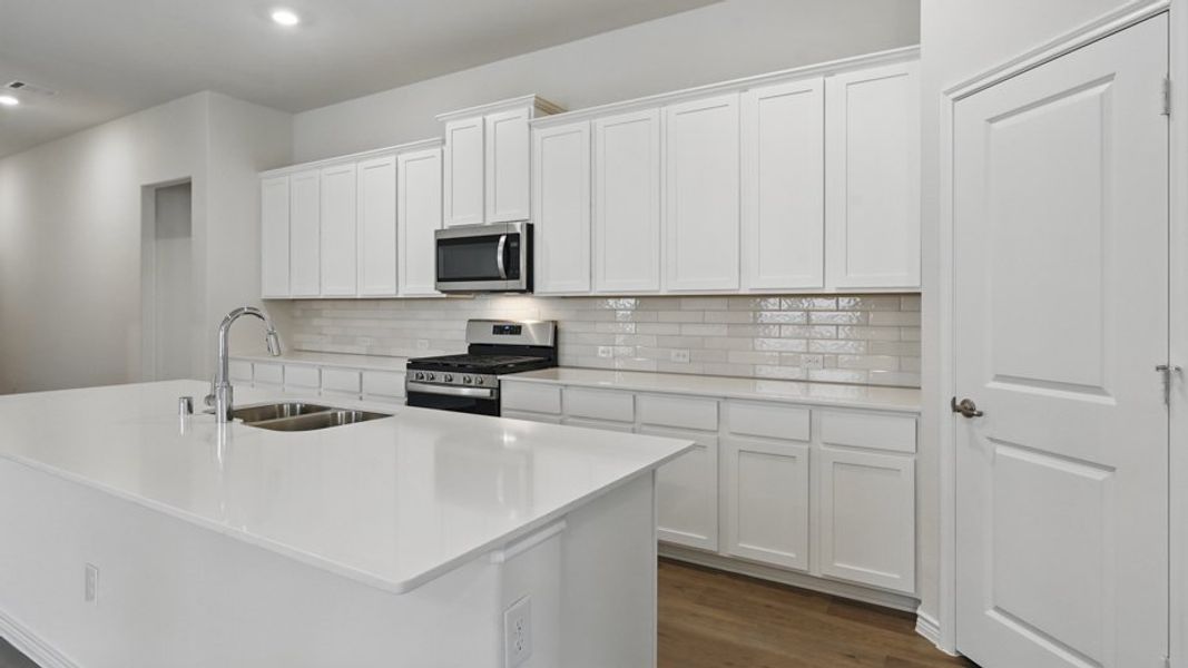 Furnished interior view inside a new home in Lakewood Trails, Forney (Image 6).