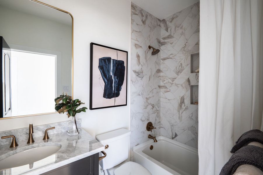 Representative furnished interior of a home built from the The Iris by Homebound in The Villas at Lakeside, Flower Mound (Image 6).