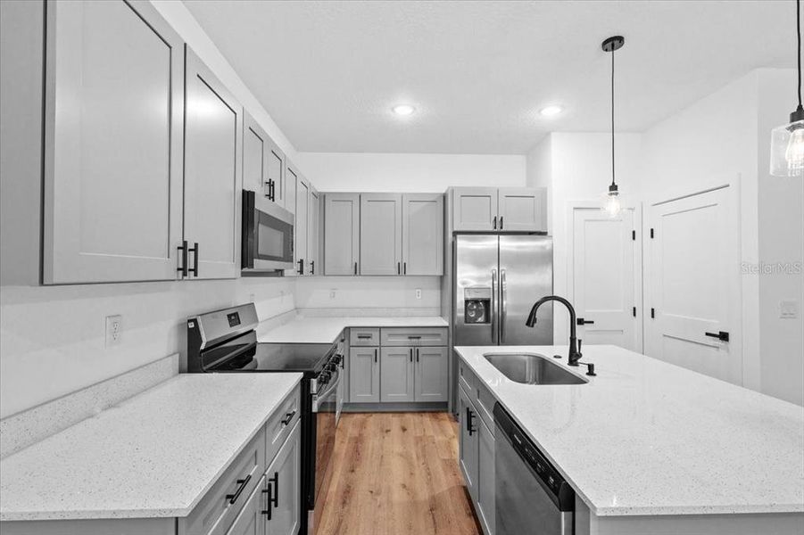 Furnished interior view inside a new home in , Beverly Hills (Image 6).