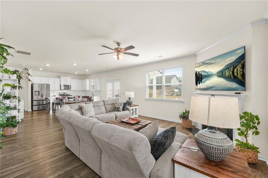 Furnished interior view inside a new home in Independence, Loganville (Image 10).