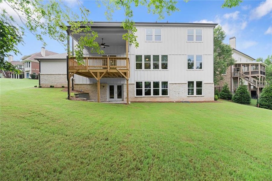 Exterior details and patio area of a home in , Flowery Branch (Image 31). Exterior details and patio area of a home in , Flowery Branch (Image 31).