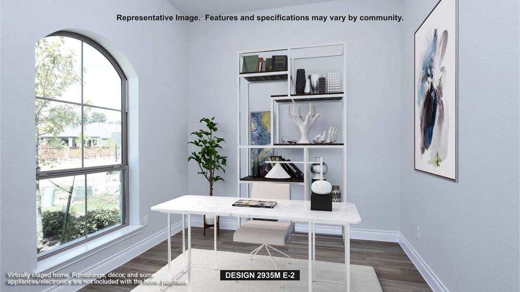 Furnished interior view inside a new home in Sienna 55' - Valencia, Missouri City (Image 4). Furnished interior view inside a new home in Sienna 55' - Valencia, Missouri City (Image 4).