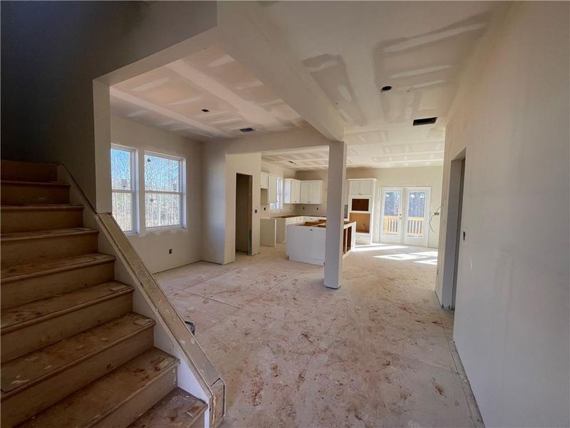 In-progress construction of a new home in , Buford, GA (Image 19).