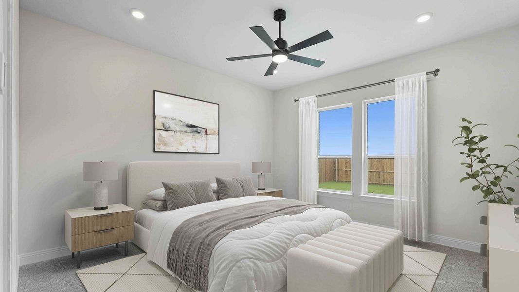 Furnished interior view inside a new home in Clearview Ranch, Royse City (Image 12). Furnished interior view inside a new home in Clearview Ranch, Royse City (Image 12).