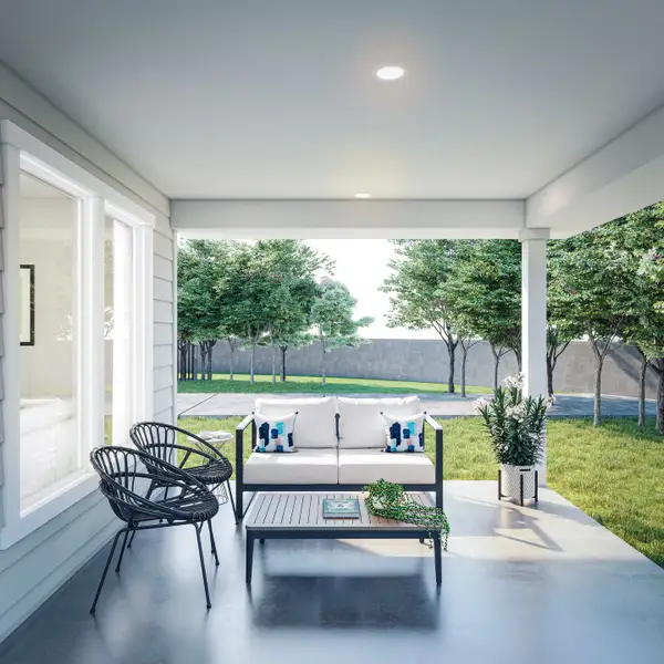 Representative exterior details of a home built from the Blanco by Tri Pointe Homes in Mason Woods, Cypress (Image 3).