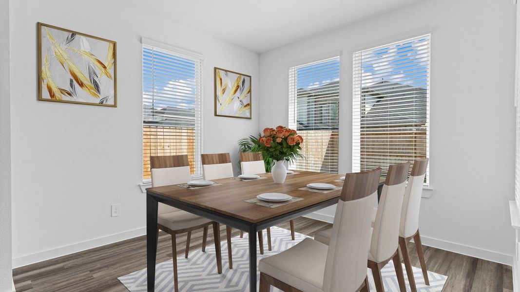 Representative furnished interior of a home built from the ROCKDALE by D.R. Horton in Alexander, Pearland (Image 8). Representative furnished interior of a home built from the ROCKDALE by D.R. Horton in Alexander, Pearland (Image 8).