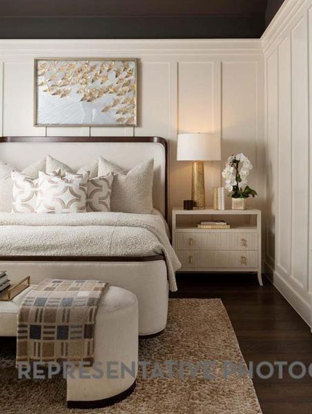 Furnished interior view inside a new home in Pecan Square, Northlake (Image 5).
