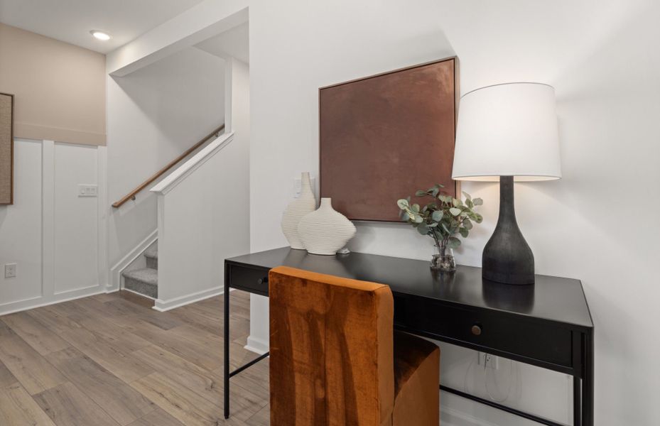 Representative furnished interior of a home built from the Raven by Centex in Carpenter Falls, Durham (Image 7).