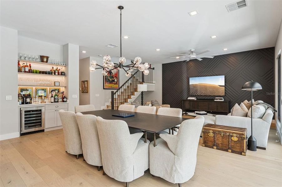 Furnished interior view inside a new home in , Orlando (Image 16).