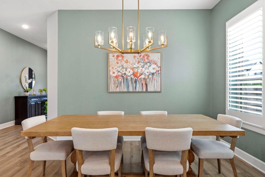 Furnished interior view inside a new home in , Conroe (Image 14).