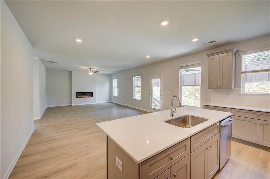 Furnished interior view inside a new home in Bowers Farm, McDonough (Image 6).