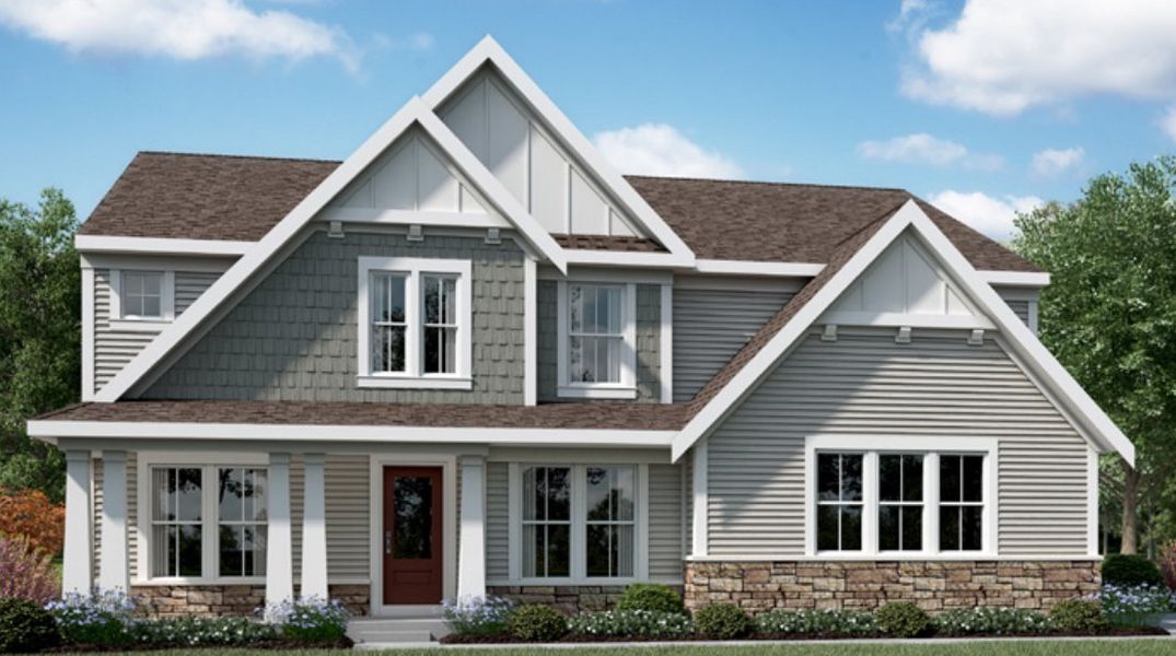 Representative exterior photo of a completed home built from the Grandin by Fischer Homes in Breakfast Point East, Panama City Beach, FL (Image 5). Representative exterior photo of a completed home built from the Grandin by Fischer Homes in Breakfast Point East, Panama City Beach, FL (Image 5).