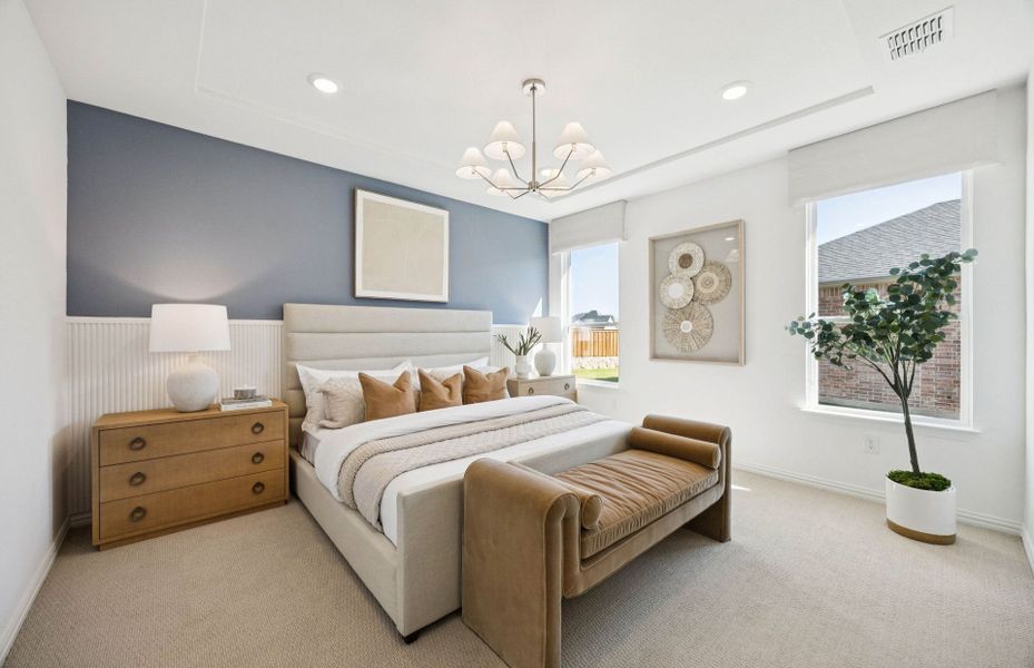 Representative furnished interior of a home built from the Compass by Del Webb in Del Webb at Trinity Falls, McKinney (Image 16). Representative furnished interior of a home built from the Compass by Del Webb in Del Webb at Trinity Falls, McKinney (Image 16).