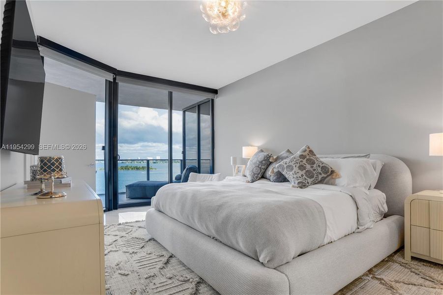 Furnished interior view inside a new home in , Miami (Image 17).