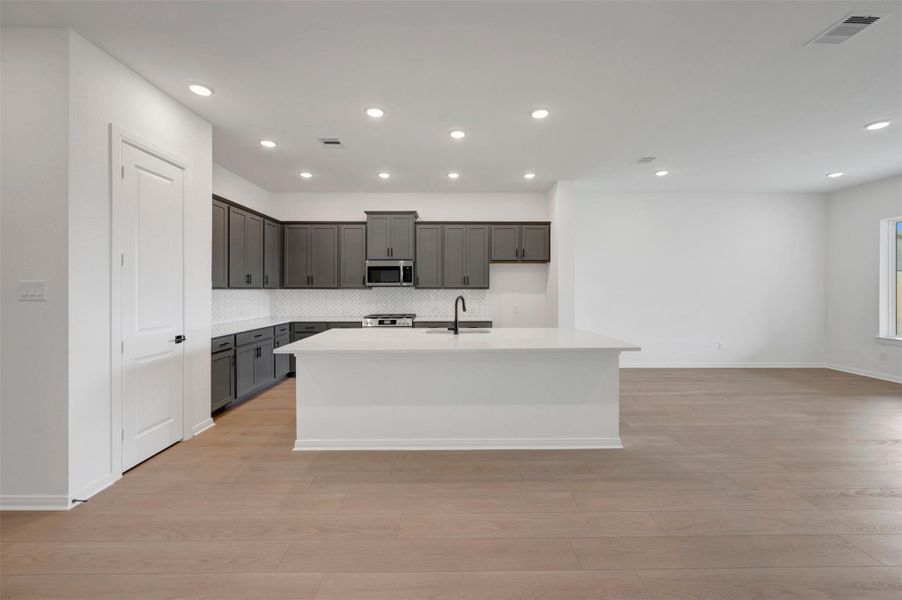 Furnished interior view inside a new home in Jordan Ranch - Terrace Collection, Fulshear (Image 5).