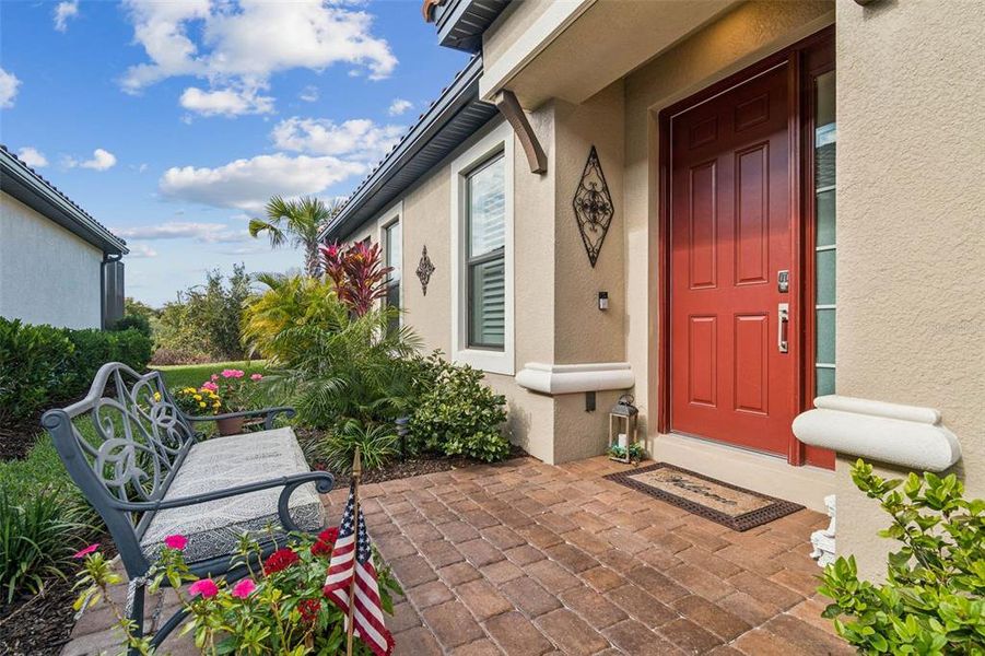 Exterior details and patio area of a home in , Wesley Chapel (Image 21).