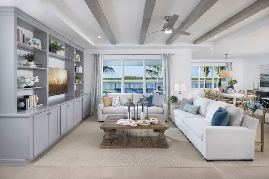 Representative furnished interior of a home built from the Rowan by Mattamy Homes in Tradition, Port St. Lucie (Image 7).