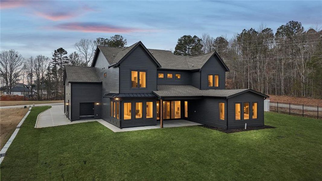 Front exterior of a new home in , Auburn, GA, highlighting curb appeal (Image 44).