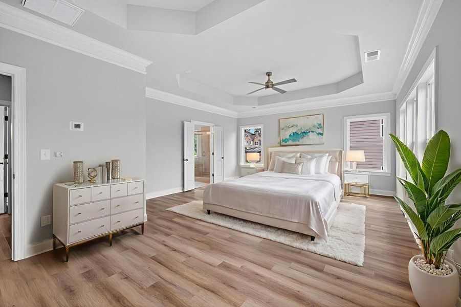 Furnished interior view inside a new home in Traditions Of Braselton, Jefferson (Image 2). Furnished interior view inside a new home in Traditions Of Braselton, Jefferson (Image 2).