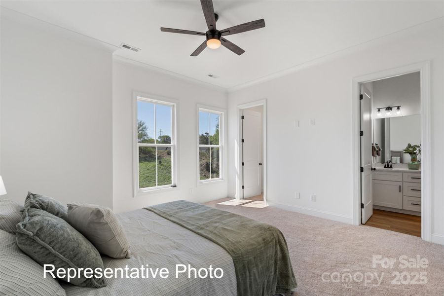 Furnished interior view inside a new home in , Kannapolis (Image 7).