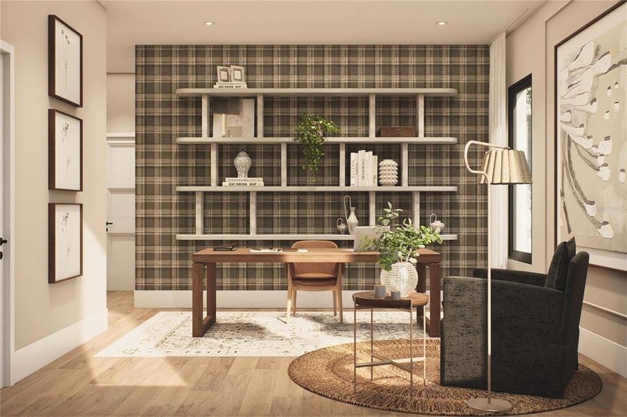 Furnished interior view inside a new home in , Montverde (Image 26). Furnished interior view inside a new home in , Montverde (Image 26).