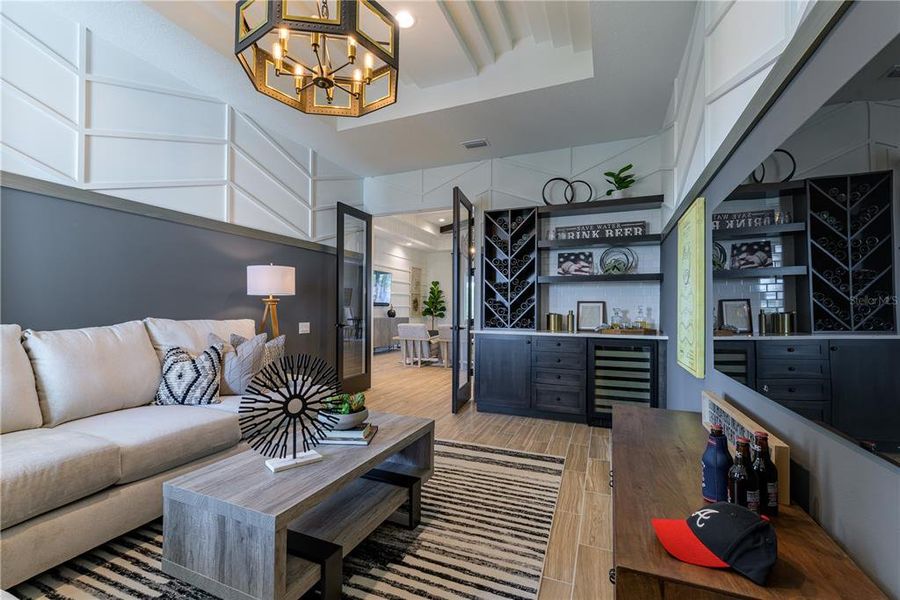 Furnished interior in a model home at Gran Place in Venice (Image 11). Furnished interior in a model home at Gran Place in Venice (Image 11).