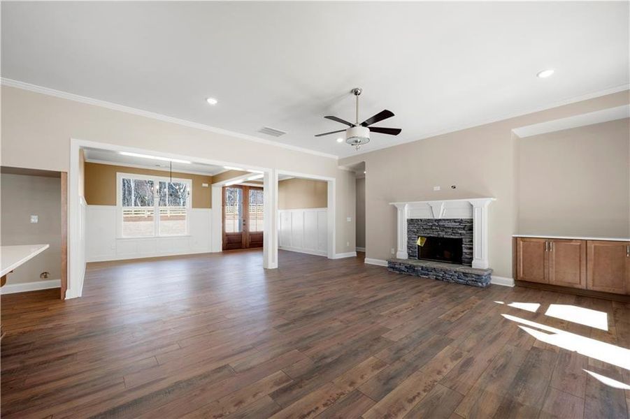 Spacious, unfurnished interior of a new home in , Ball Ground (Image 45). Spacious, unfurnished interior of a new home in , Ball Ground (Image 45).