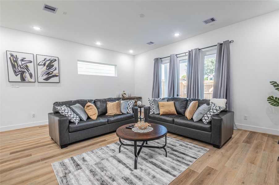 Furnished interior view inside a new home in , Houston (Image 6). Furnished interior view inside a new home in , Houston (Image 6).