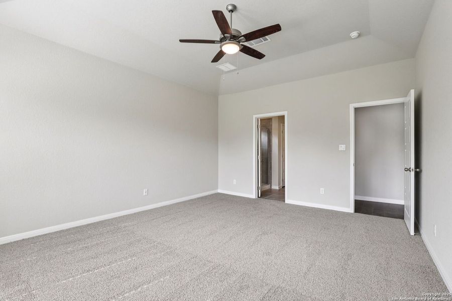 Spacious, unfurnished interior of a new home in Legendary Trails - Classic Series, Cibolo (Image 36). Spacious, unfurnished interior of a new home in Legendary Trails - Classic Series, Cibolo (Image 36).