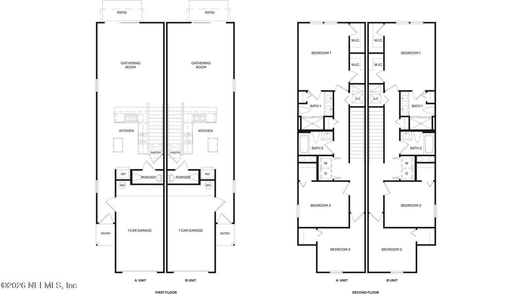 2D floor plan layout of this home in Hansen Creek, Jacksonville, FL (Image 3). 2D floor plan layout of this home in Hansen Creek, Jacksonville, FL (Image 3).