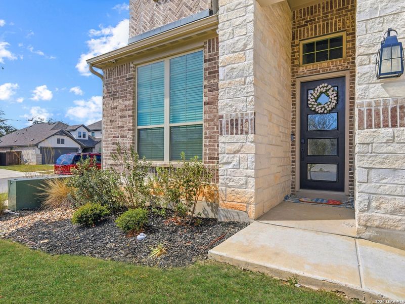 Exterior details and patio area of a home in Corley Farms, Boerne (Image 25).