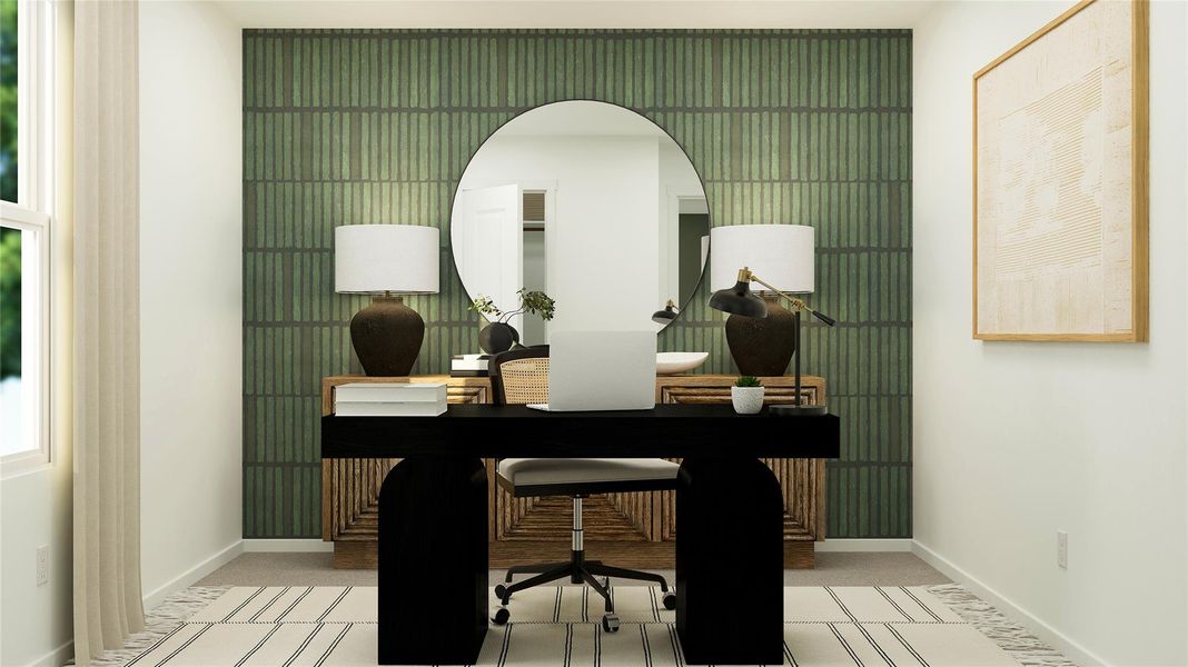 Furnished interior view inside a new home in , Jarrell (Image 9).