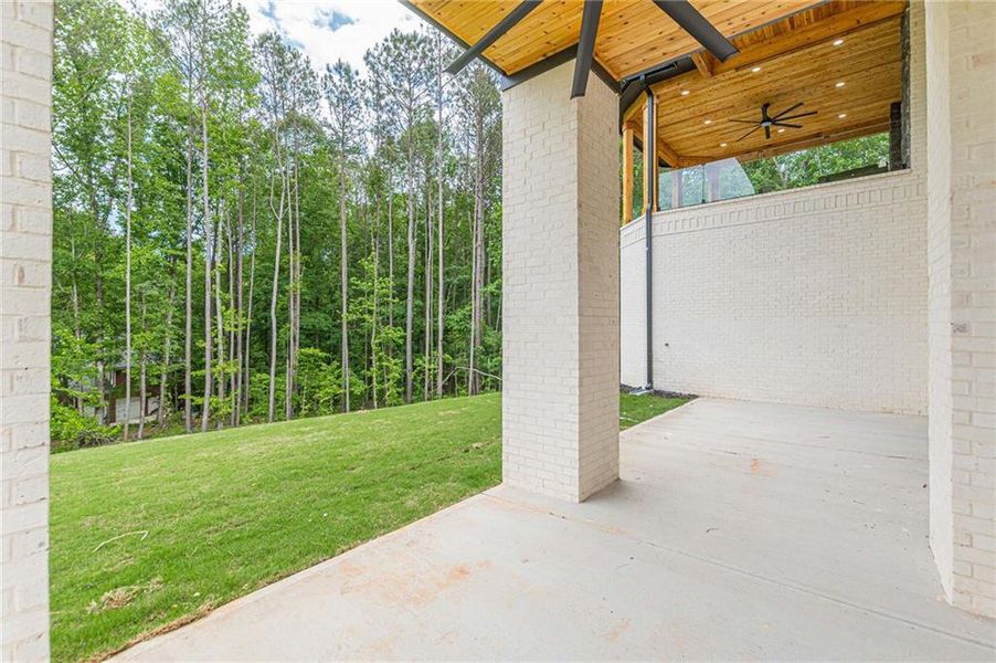 Exterior details and patio area of a home in , McDonough (Image 41).