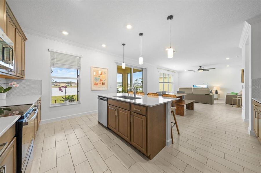 Furnished interior view inside a new home in , Palm Bay (Image 30). Furnished interior view inside a new home in , Palm Bay (Image 30).