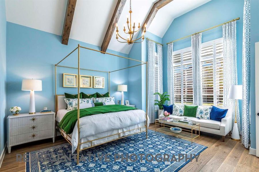 Furnished interior view inside a new home in Wildflower Ranch, Dish (Image 23).