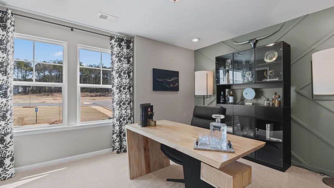 Furnished interior view inside a new home in Bowers Farm Townhomes, McDonough (Image 16).