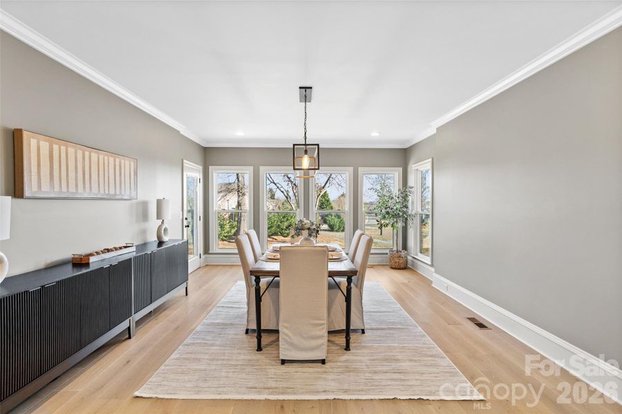 Furnished interior view inside a new home in , Indian Trail (Image 33). Furnished interior view inside a new home in , Indian Trail (Image 33).