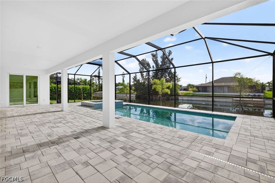 Exterior details and patio area of a home in Cape Coral, Cape Coral (Image 22). Exterior details and patio area of a home in Cape Coral, Cape Coral (Image 22).