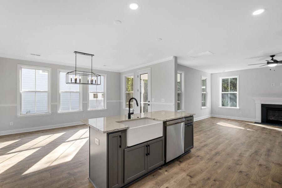 Furnished interior view inside a new home in Wildcat Chase, Summerville (Image 9).